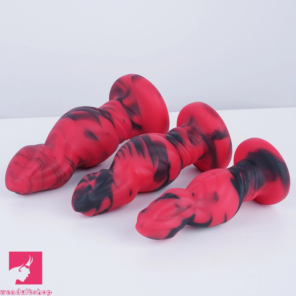4.72in 5.51in 6.3in Fantasy Odd Silicone Soft Dildo For Penis Sucker