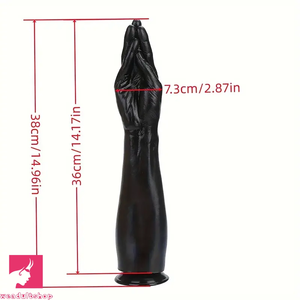 14.96in Super Large Thick Size Soul-Stealing Magic Hand Fist Wide Dildo
