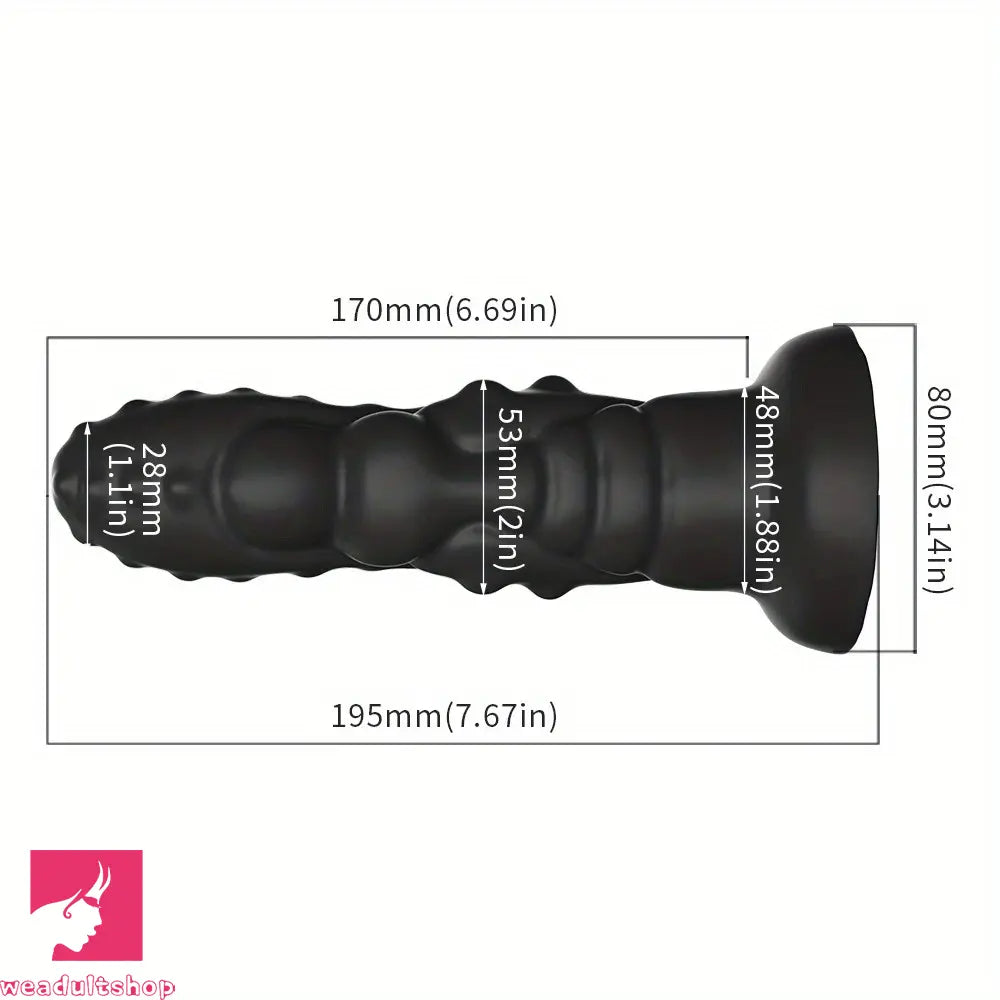 7.67in Monster Odd Dildo with Strong Suction Cup Sex Toys For Beginners