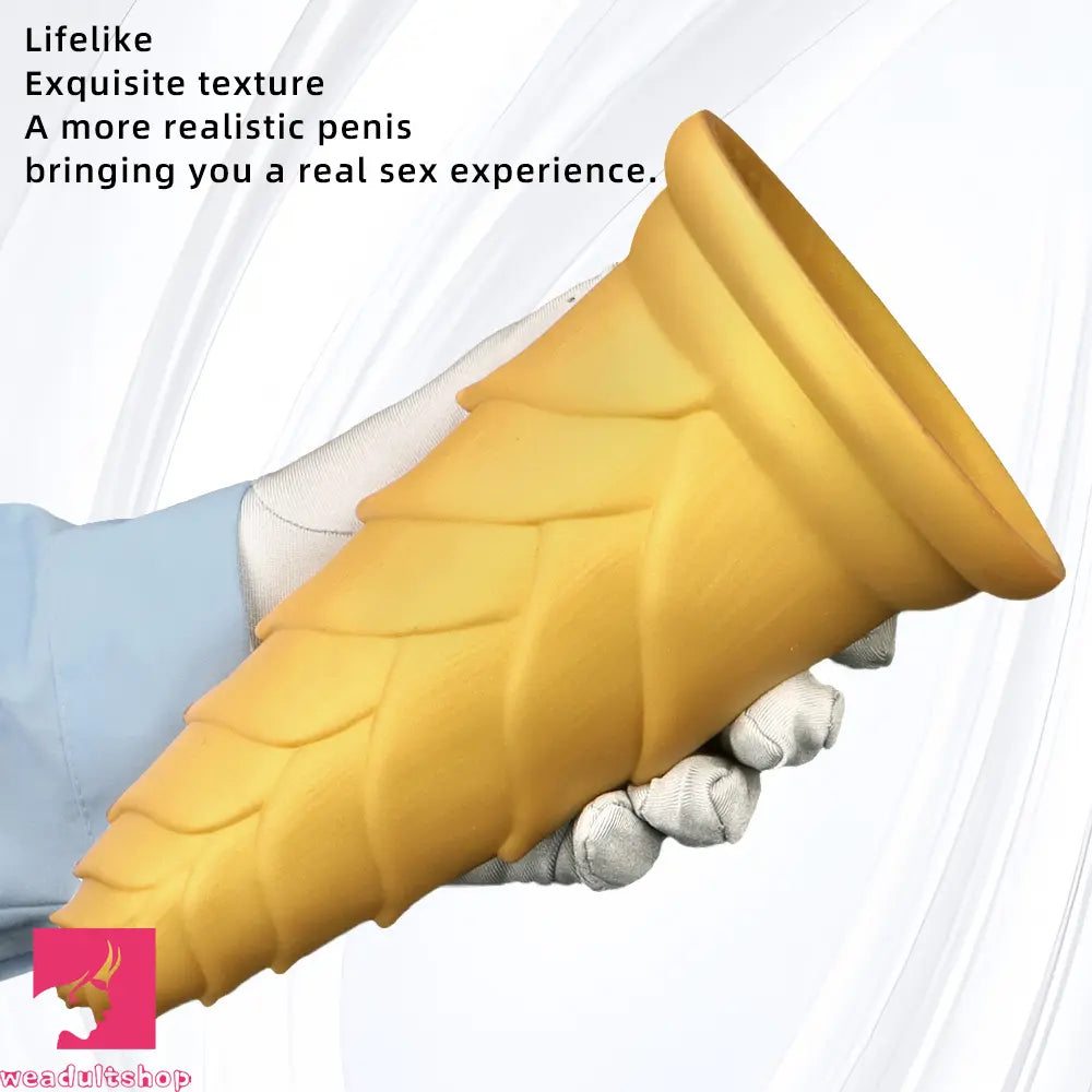 5.7in 7.08in 8.46in Bamboo Shoots Penis Anal Plug For Fisting Dildo Cock Toy