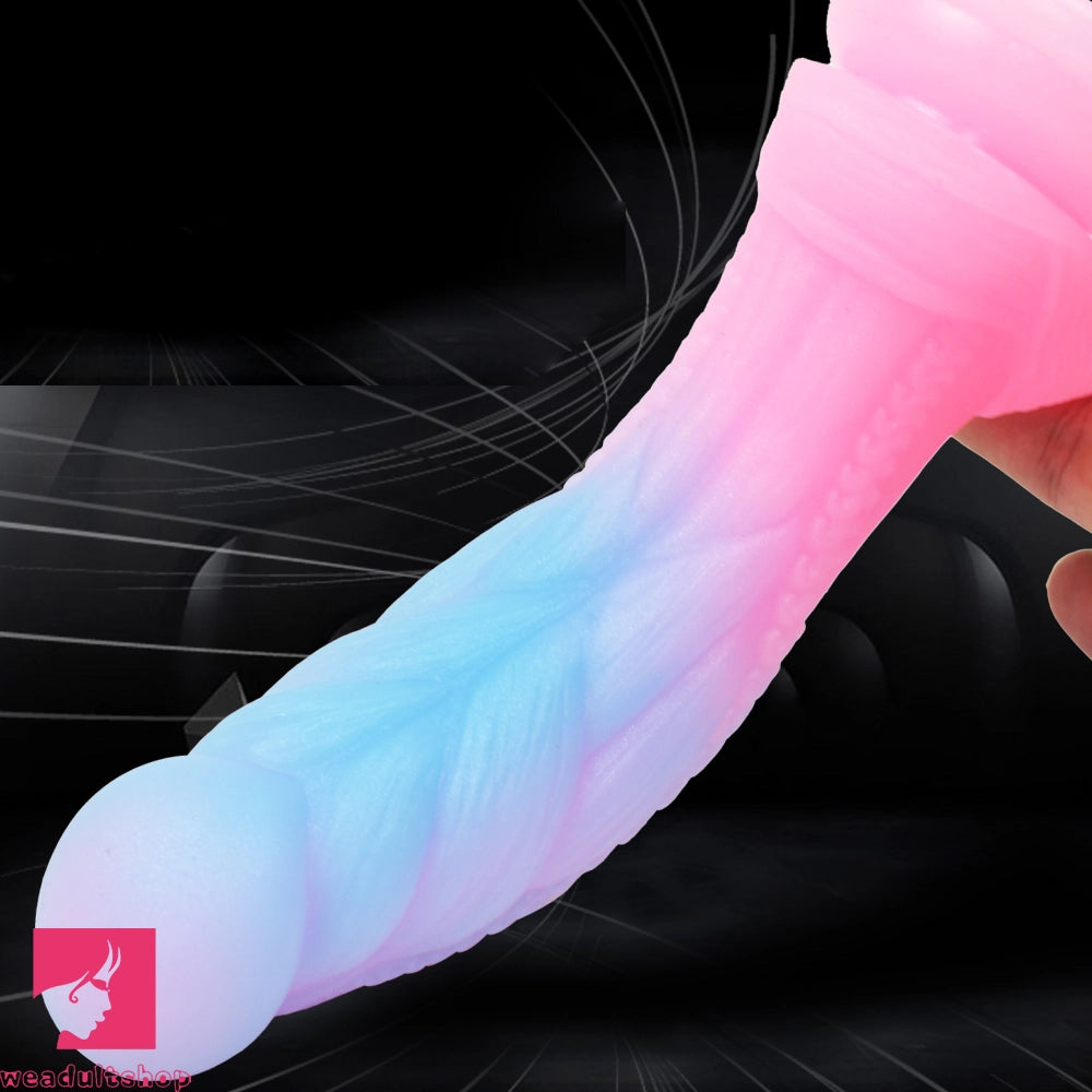 7.67in Luminous Silicone Soft Dragon Dildo For Women Penis Masturbation