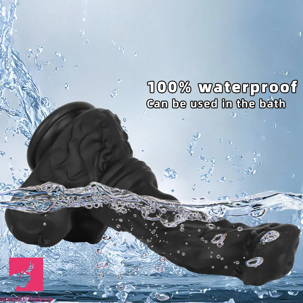 10.62in 13.18in New Black Horse Dildo Soft Thick Silicone Dildo Cock