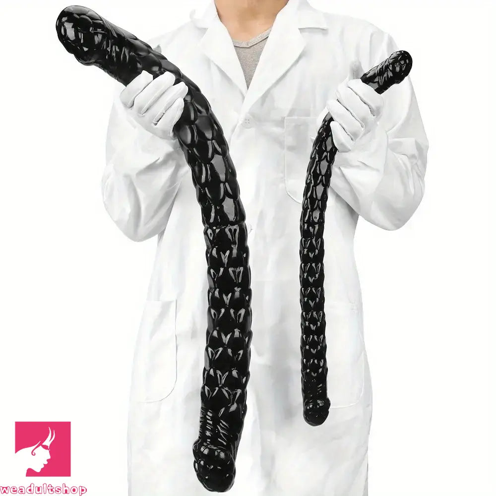 20.47in 27.55in Double-Headed Extra Long Fish Scale Huge Dildo For Sex