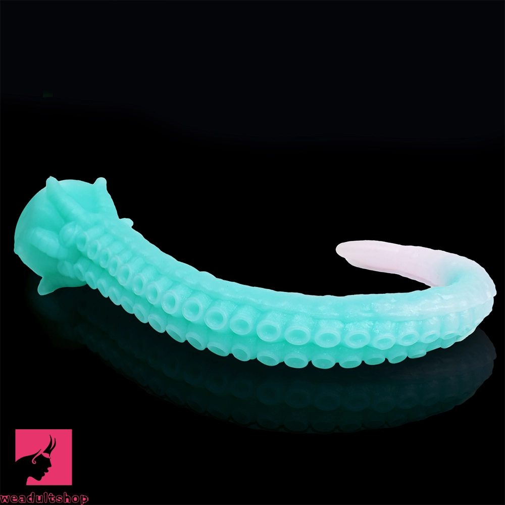 15.1in 17.3in Luminous Silicone Soft Long Big Tentacle Octopus Penis Dildo