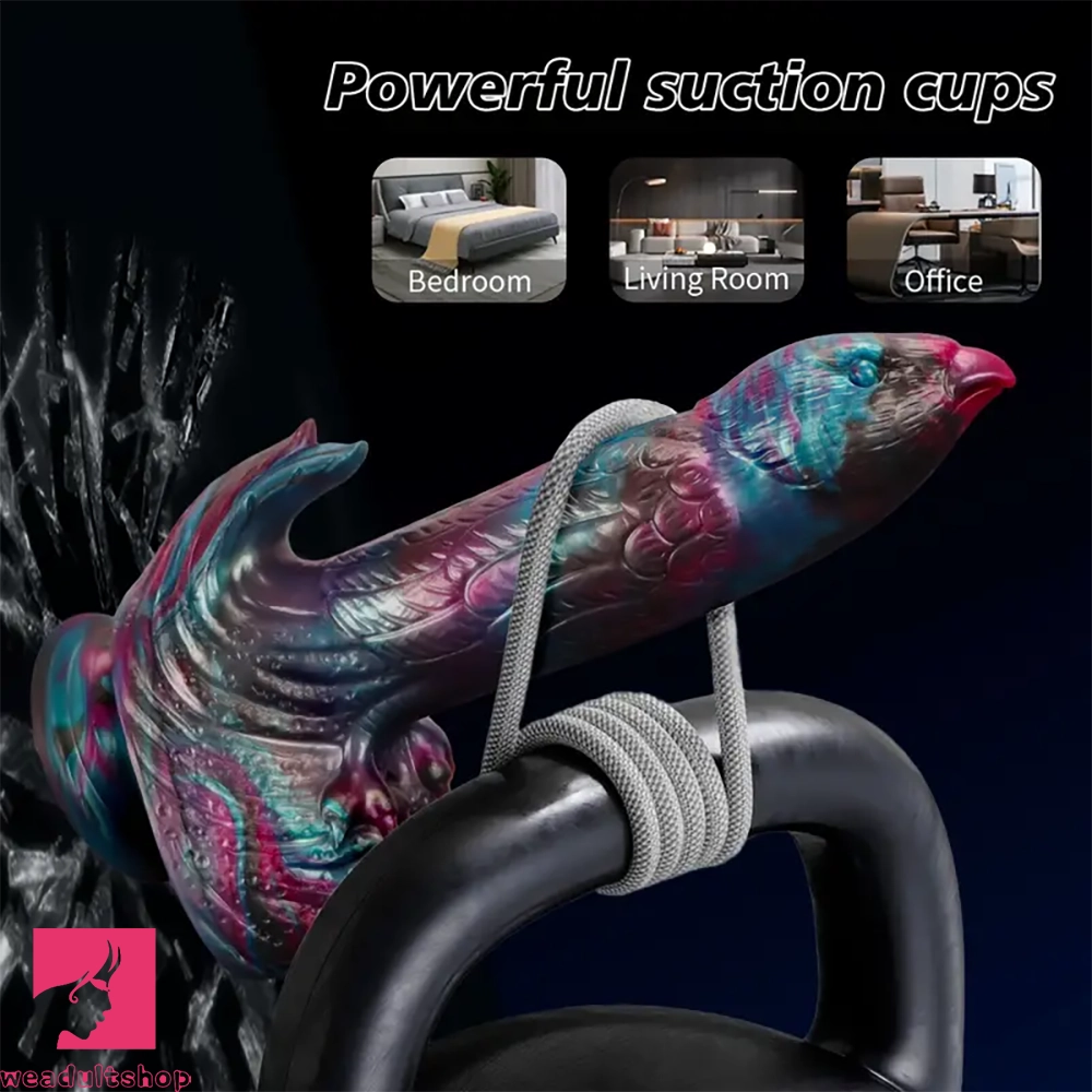 8.46in Bird Animal Thrusting Vibrating Dildo Heating Fantasy Cock Vibrator
