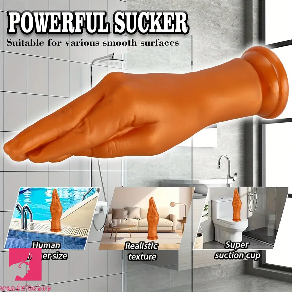 6.1in 8.46in 11.02in Realistic Arm Palm Shaped Dildo Silicone Fist Anal Dildo