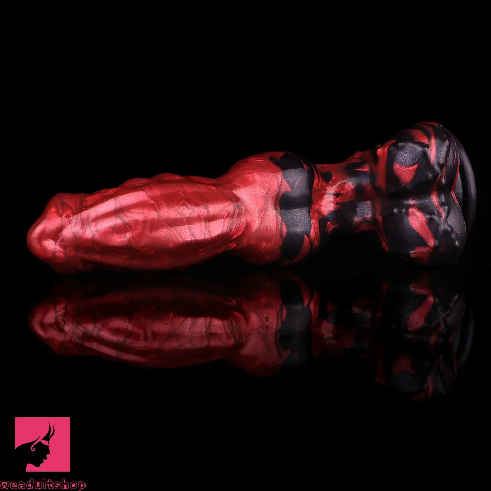 8.27in Knotted Dog Big Cock Dildo with Powerful Suction Cup Penis Toy