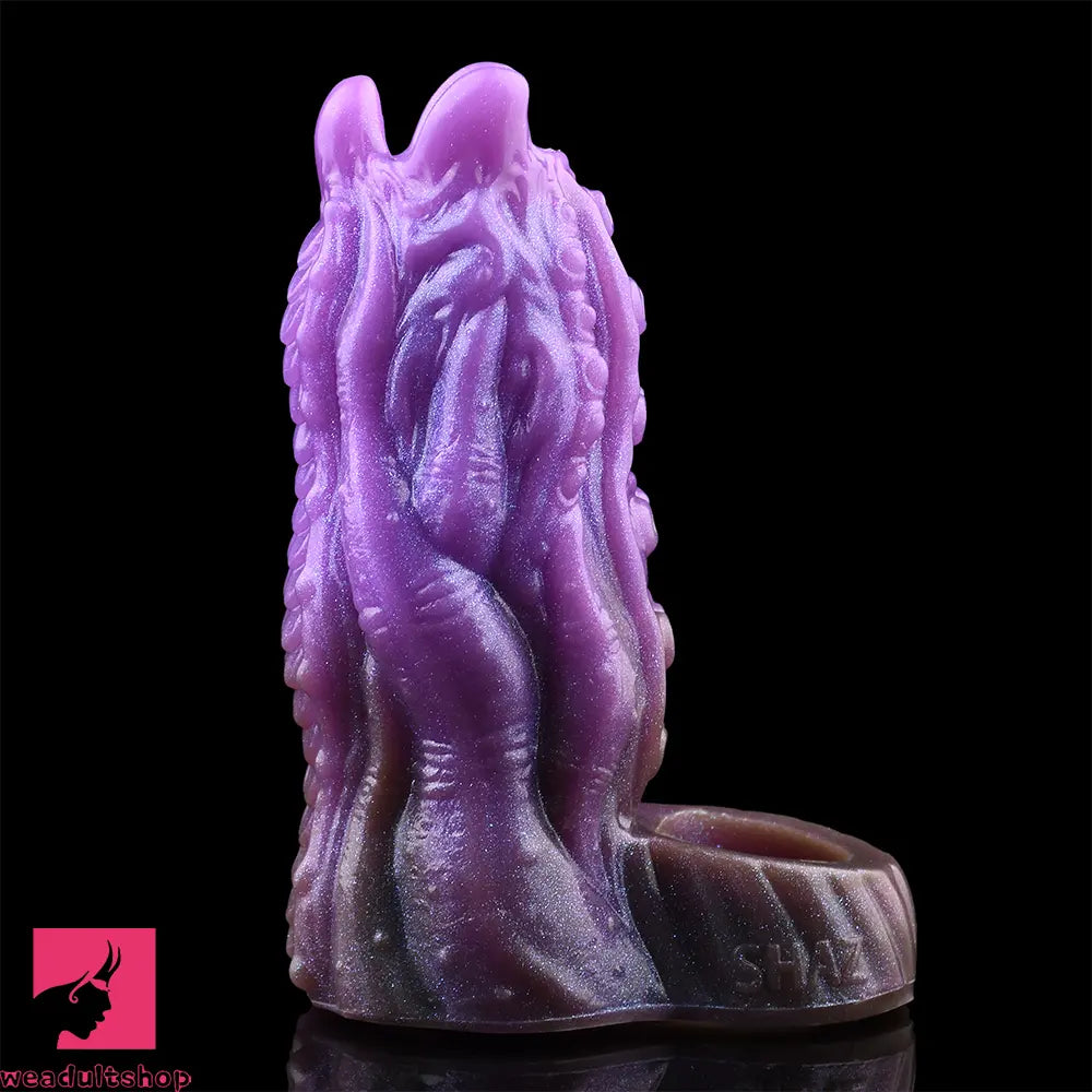 5.19in Dragon Tentacle Spiked Cock Creature Fantasy Hollow Dildo Sleeve