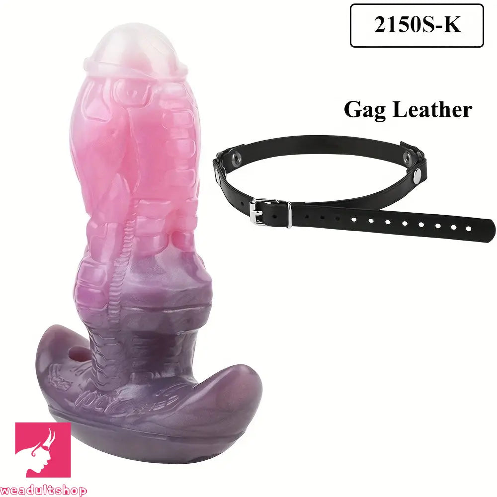 2.91in 3.66in 5.63in Small Knot Horse Tentacle Silicone Cock Strap on Dildo