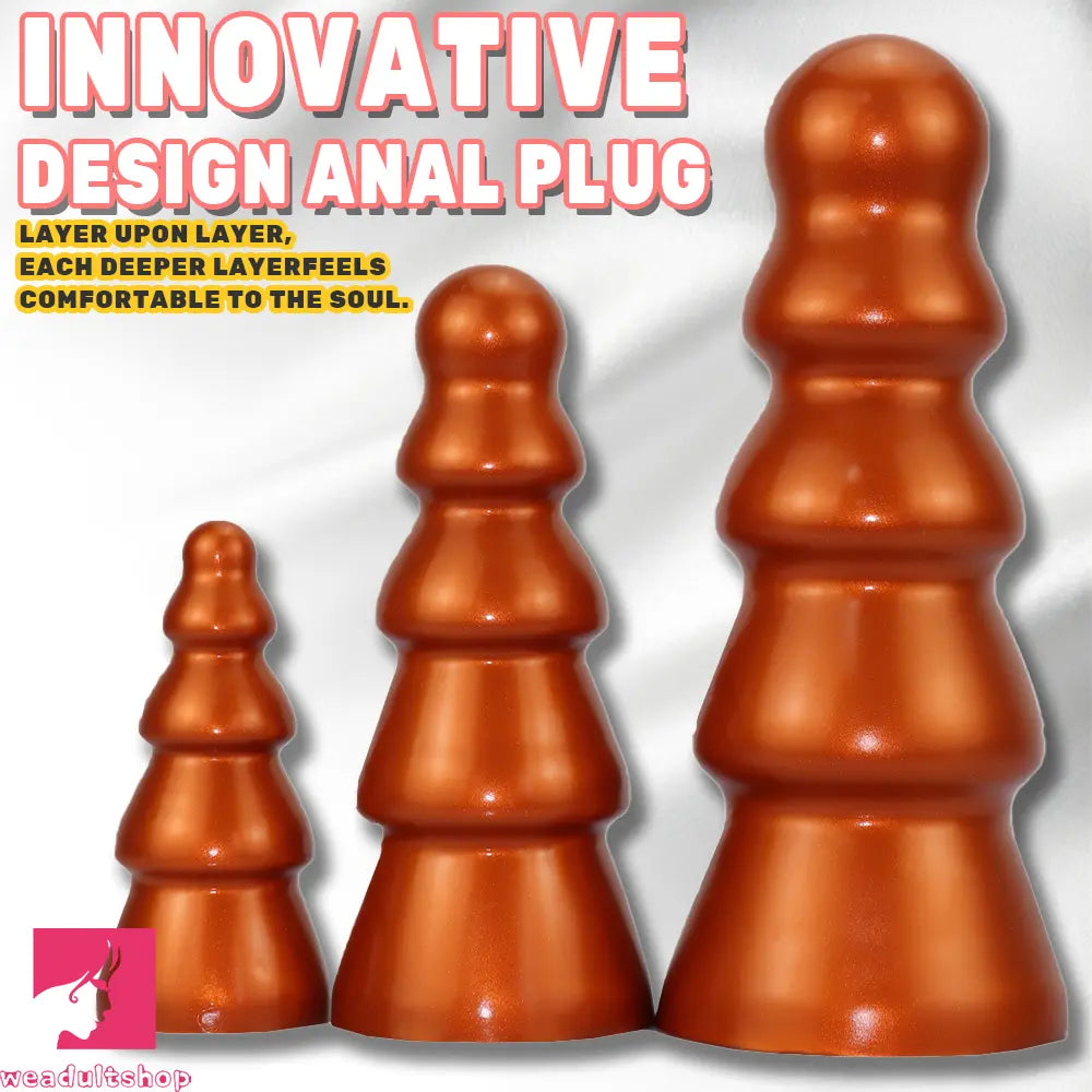 5.03in 7.67in 9.85in Odd Fantasy Butt Plug Dildo Suction Cup Adult For Couple