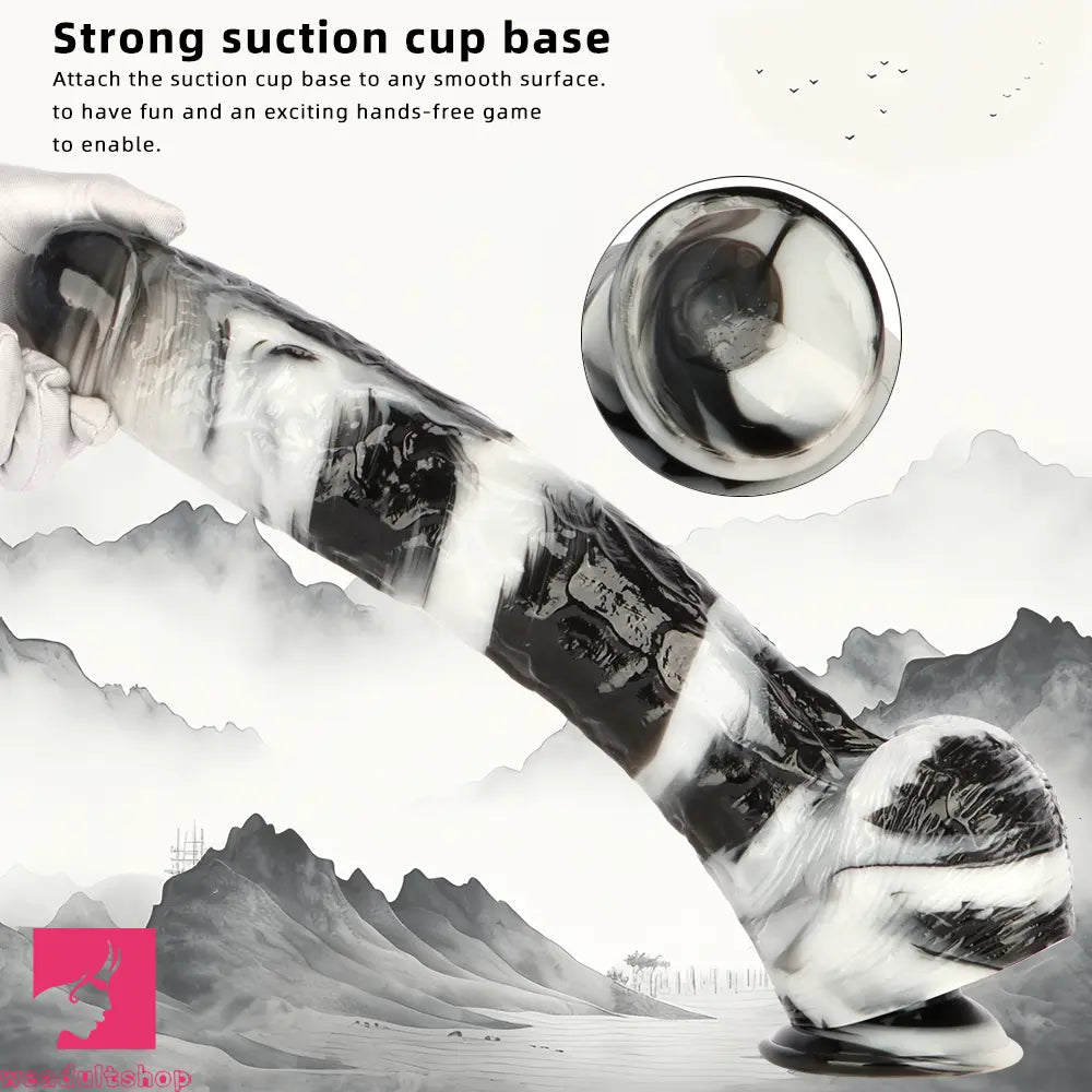 15.74in Huge Long PVC Cock Dildo Suction Cup Base For Men Women