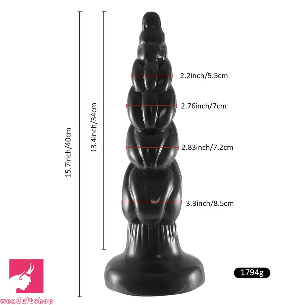 15.7in Huge Long Anal Beads Butt Plug Thick Anal Plug Dildo For Clit Sex