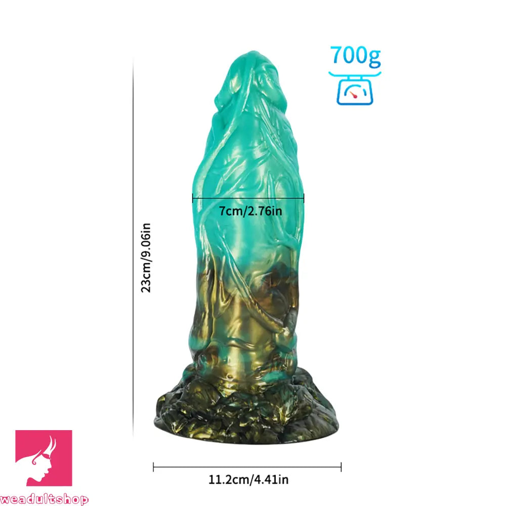 Realistic Monster Dog Animal Fantasy Knot Penis Soft Dildo Male Cock Toy