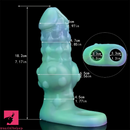 7.17in Silicone Hollow Silicone Cock Dildo Sleeve Sex Toy For Male Cock