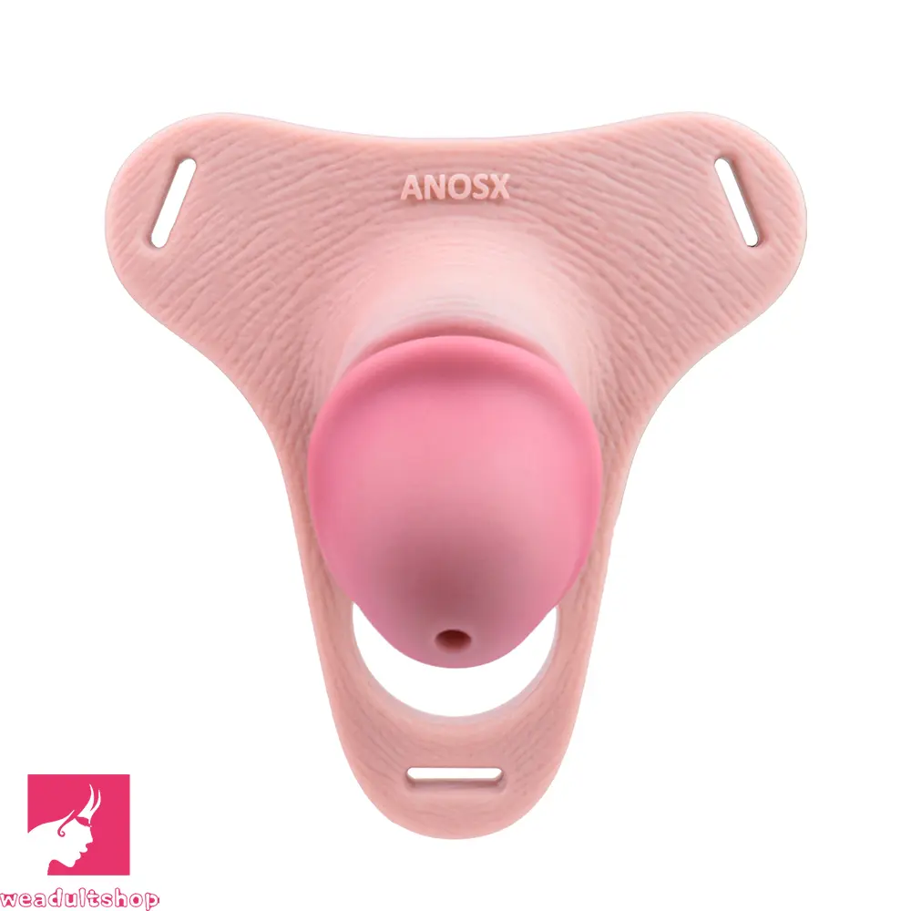 4.33in Strap on Chastity Dildo Wearable Realistic Cock Cage For Men Dilator