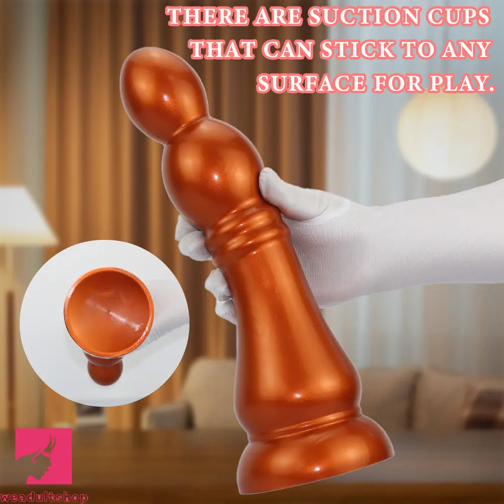7.04in 9.84in 12.79in Chess Shape Thick Anal Plug Dildo Clitoral Love Toy