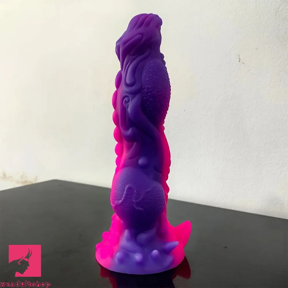 9in Soft Monster Silicone Big Spiked Odd Clit Dildo Prostate Massager