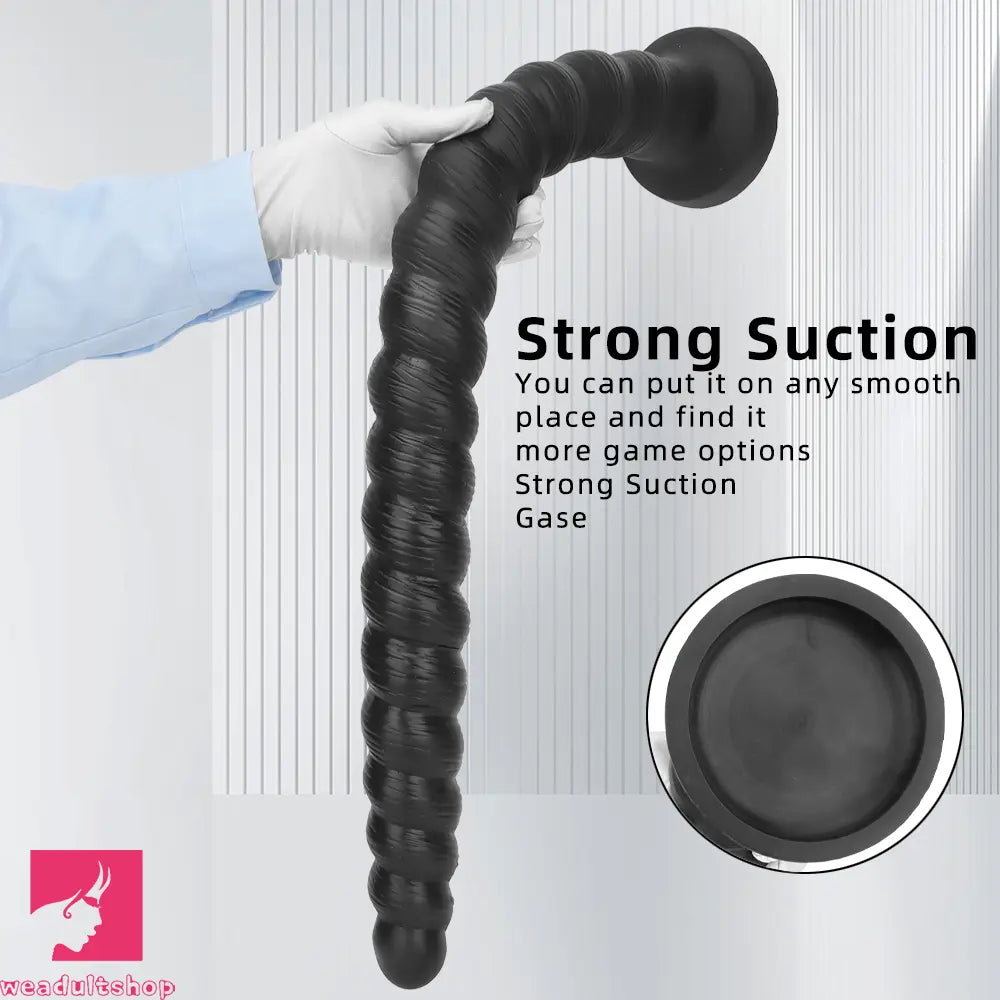 20.47in 26.37in Liquid Silicone Super Long Large Butt Plug Dildo For Sex