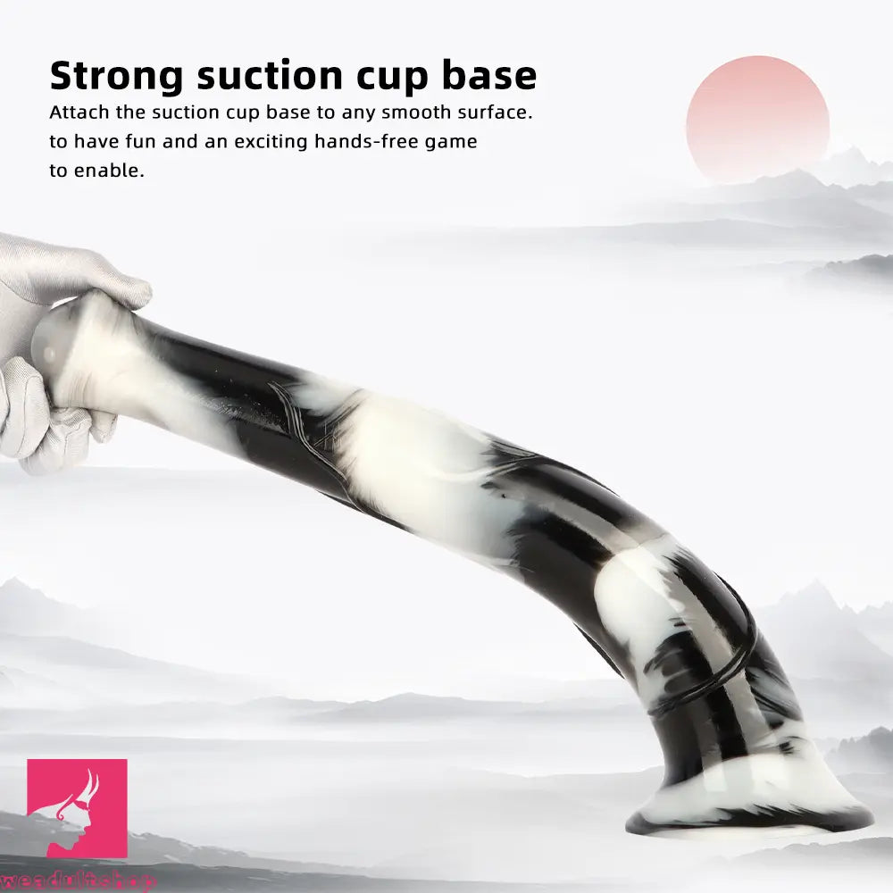 16.14in Huge Long Thick PVC Cock Dildo Gspot Massage Thick Animal Cock