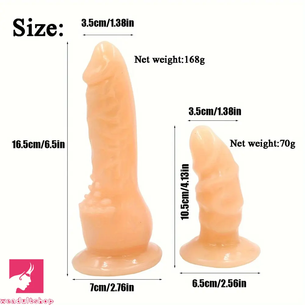 4.13in 6.5in Double Strapon Dildos For Sex PVC Polyester with Harness Belt
