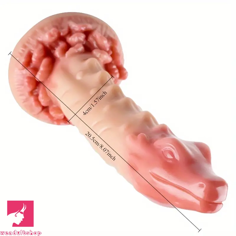 8.07in Realistic Dragon Big Cock Odd Dildo For Intimate Sex Toy