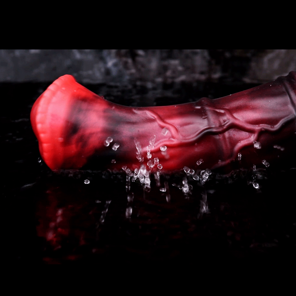 5.58in 7.17in Silicone Horse Dildo Sleeve Vibrating Hollow Waterproof Dildo