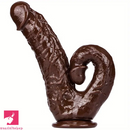 8.26in Double-Ended PVC Dildo Realistic Soft Anal Sex Toy For Lesbian