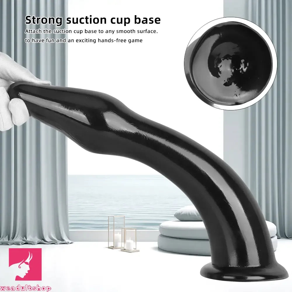 14.56in Big Long PVC Dildo Anal Plug Suction Cup For Hands-Free Sex
