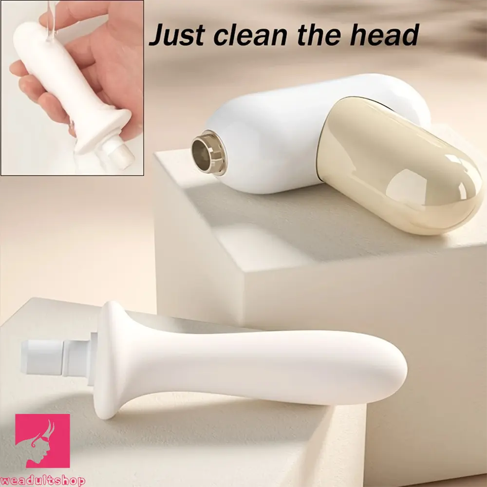 7.08in Thrusting Dildo Fuck Machine With Handle 8 Mode Telescopic Vibrating