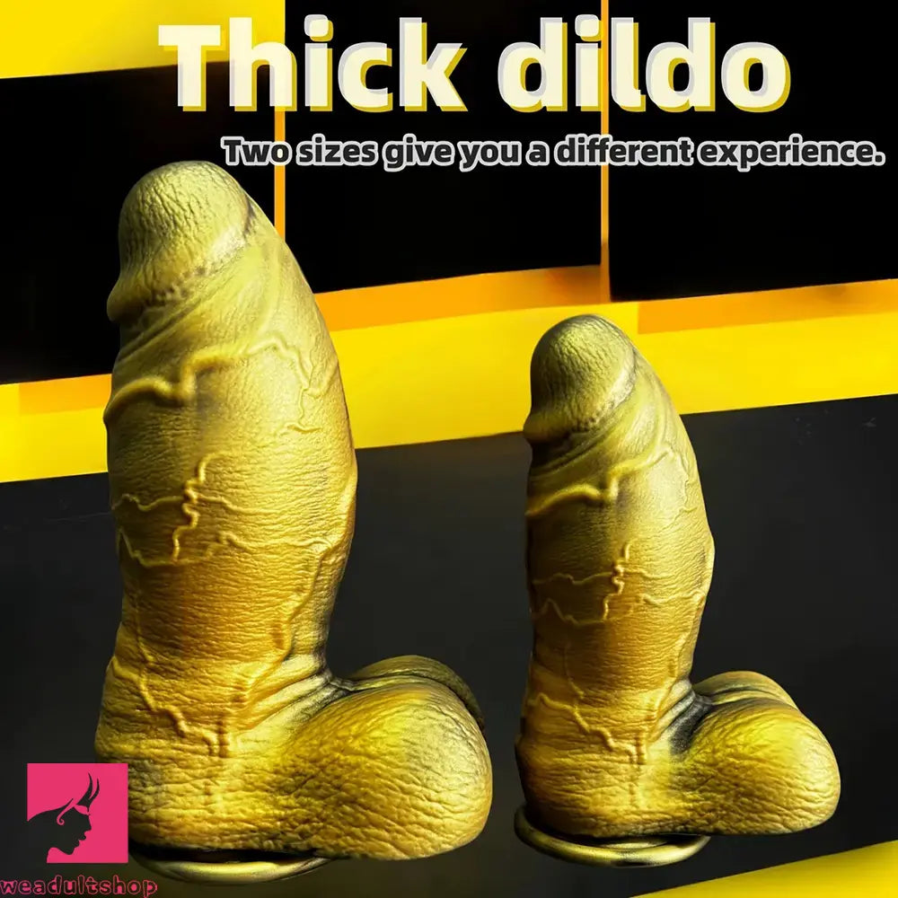 7.87in 9.84in Thick Realistic Silicone Dildo For Vaginal G-spot Stimulation
