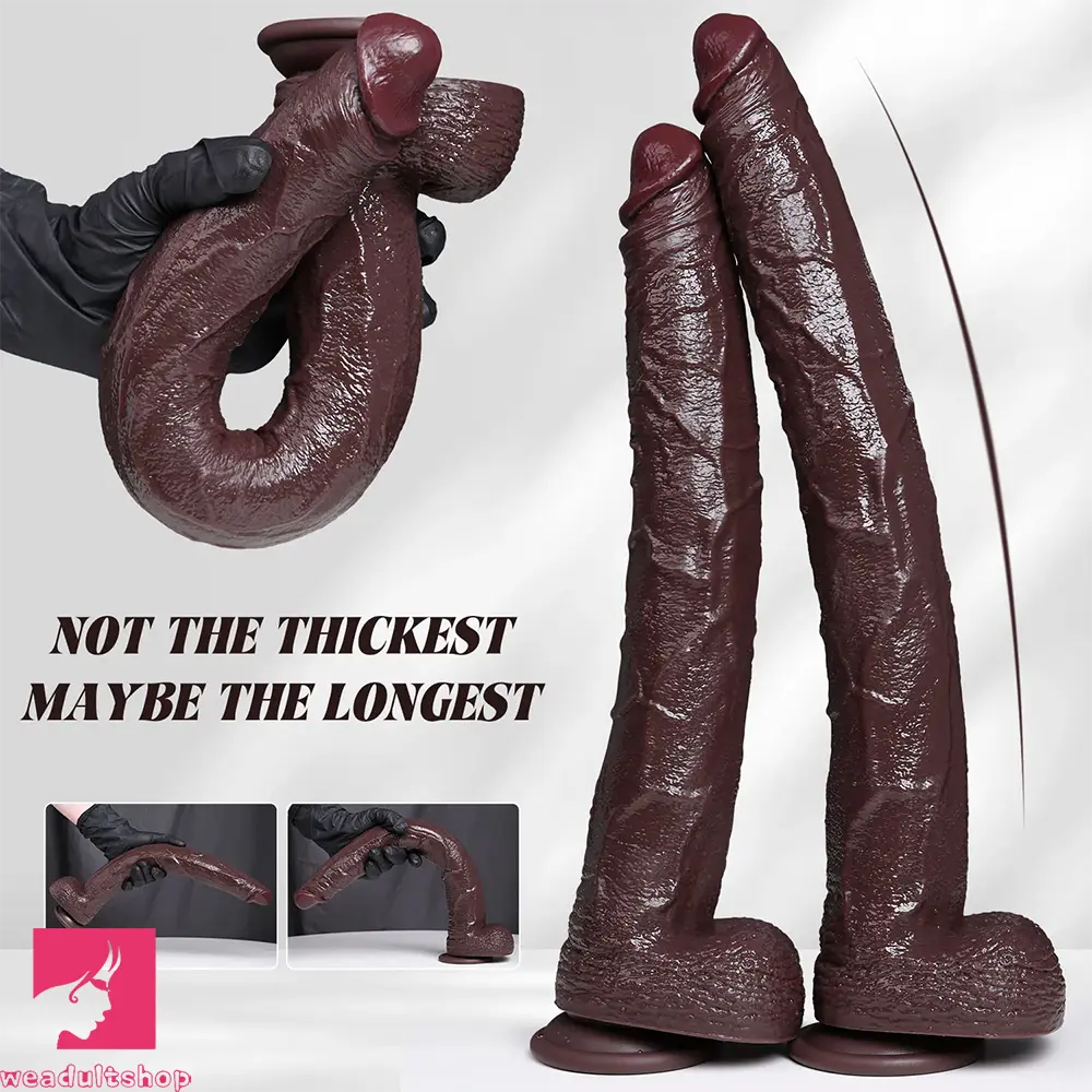 13.77in 15.75in Silicone Long Huge Realistic Dildo Anal Stimulation