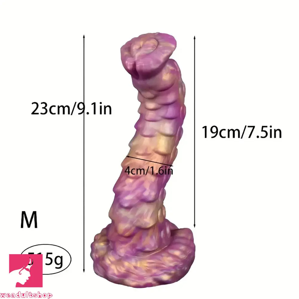 7.5in 9.1in 10.6in Liquid Silicone Soft Simulation Big Fantasy Tentacle Dildo