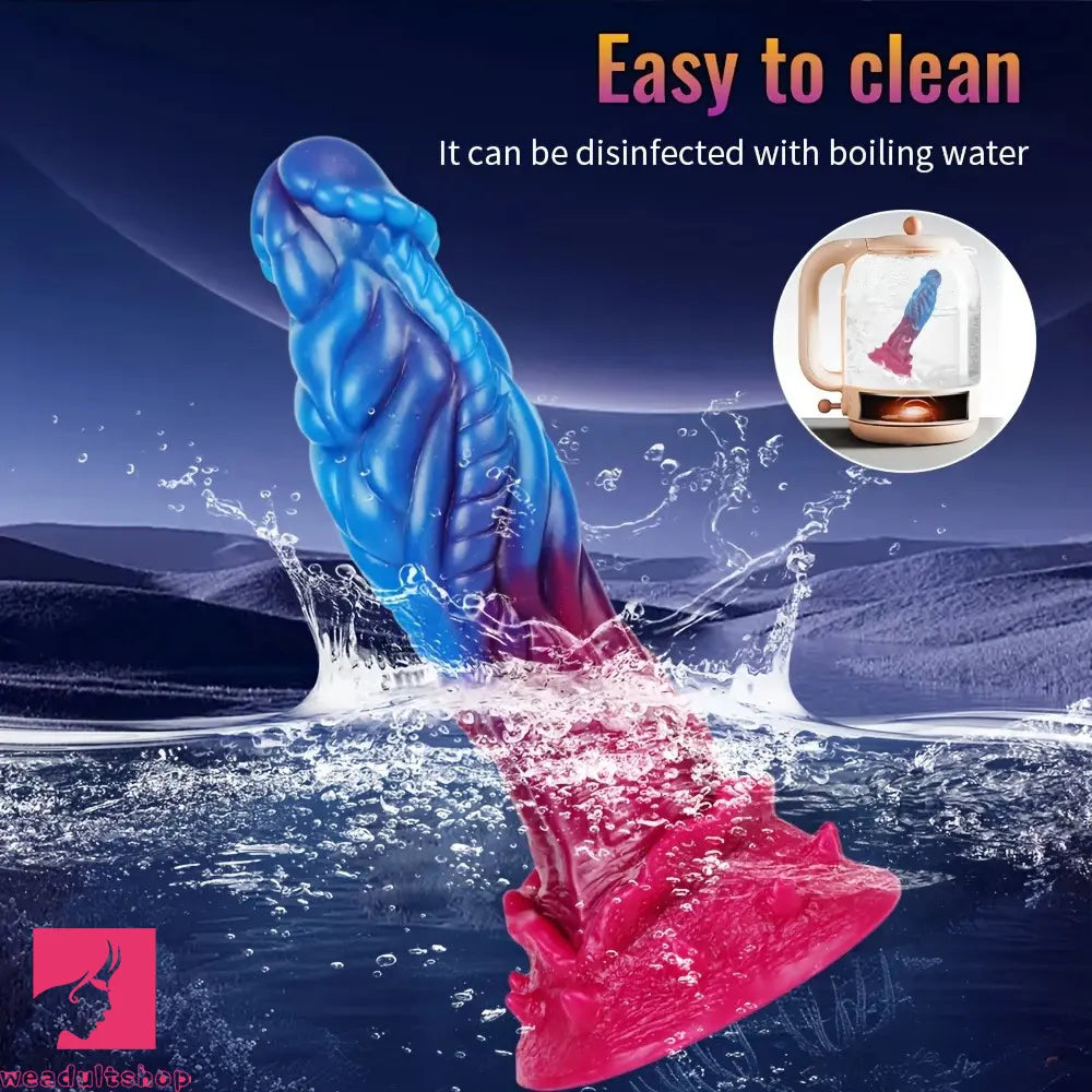 8.66in Realistic Dragon Dildo Silicone Large Anal Dildo For Vaginal Clit