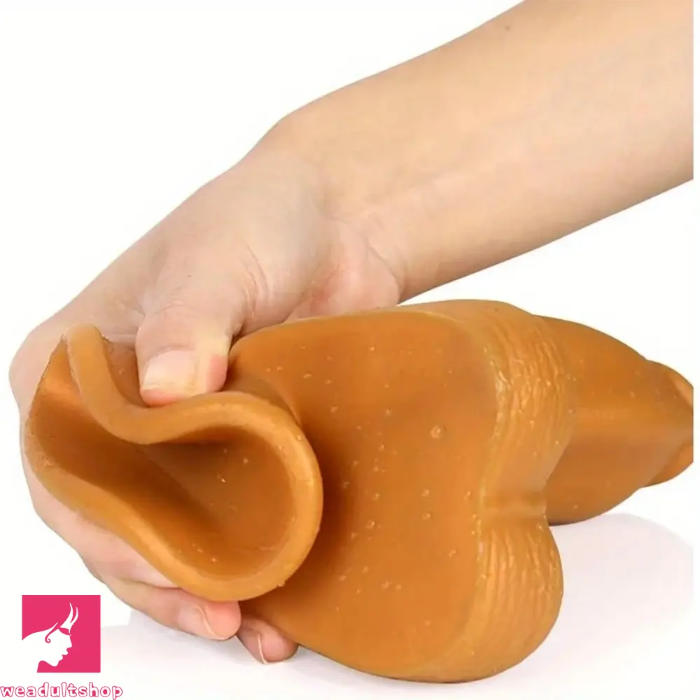 8.66in Liquid Silicone Thick Dildo Penis Soft SkinFriendly GSpot Fat Dildo