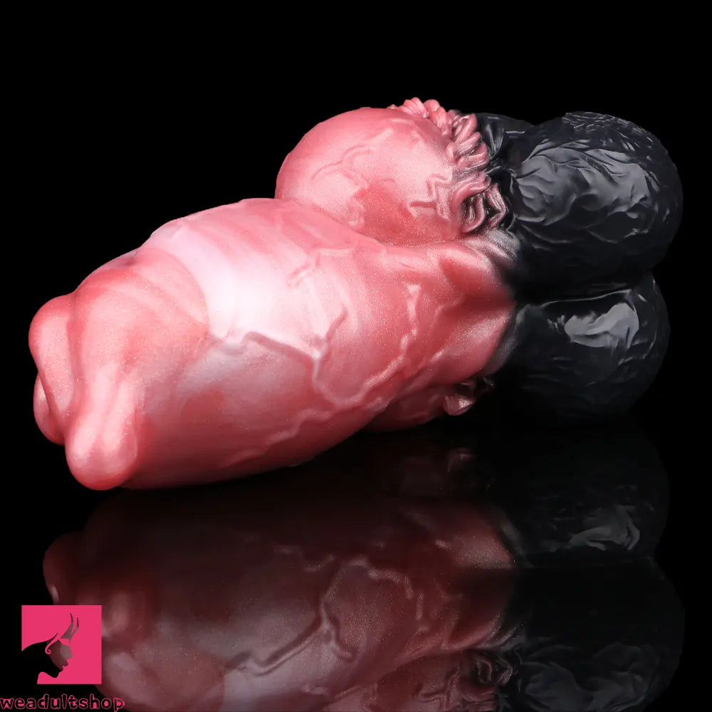6.88in Dog Knot Dildo Male Masturbator Silicone Soft Fantasy Odd Penis