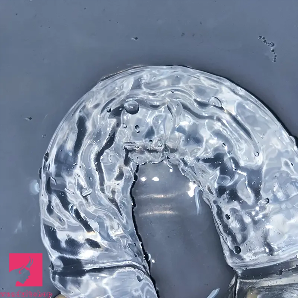 6.1in 6.7in 7.48in 8.26in 9.05in Soft Realistic Jelly Transparent Prostate Dildo