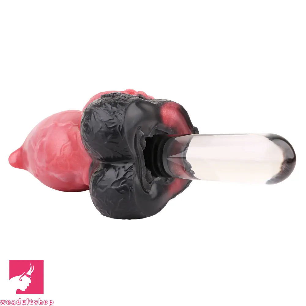 6.88in Dog Knot Dildo Male Masturbator Silicone Soft Fantasy Odd Penis