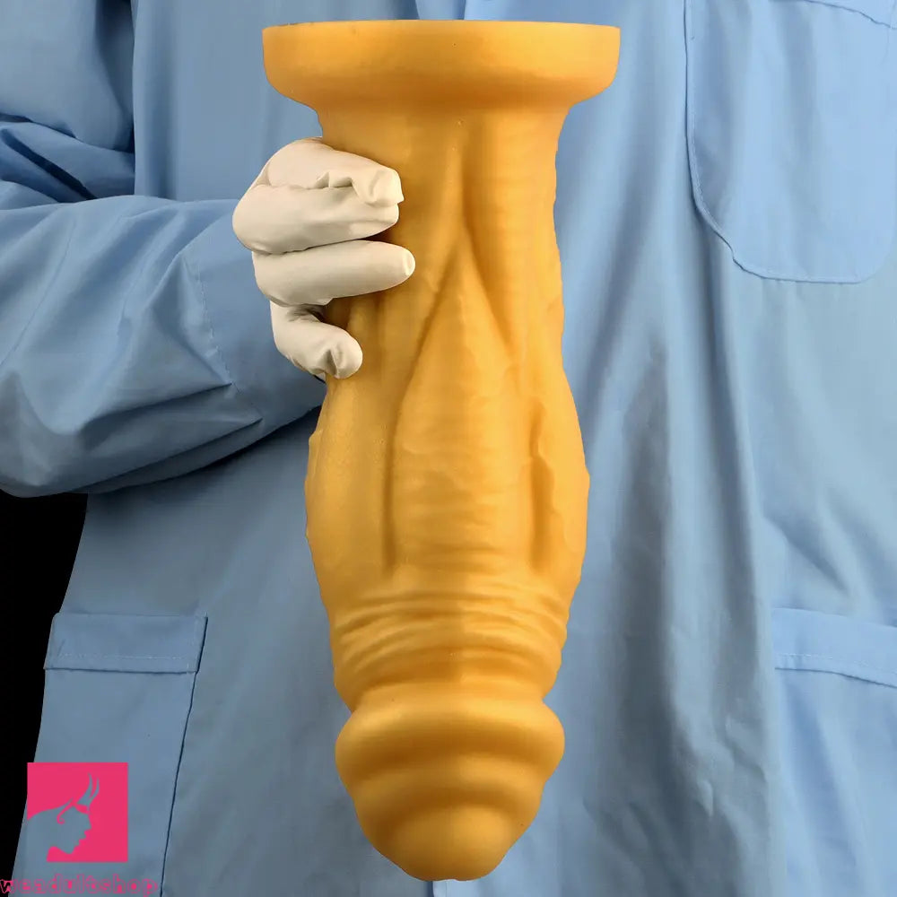8.66in 10.23in 11.41in Extra Large Silicone Soft Anal Expansion Cock Dildo