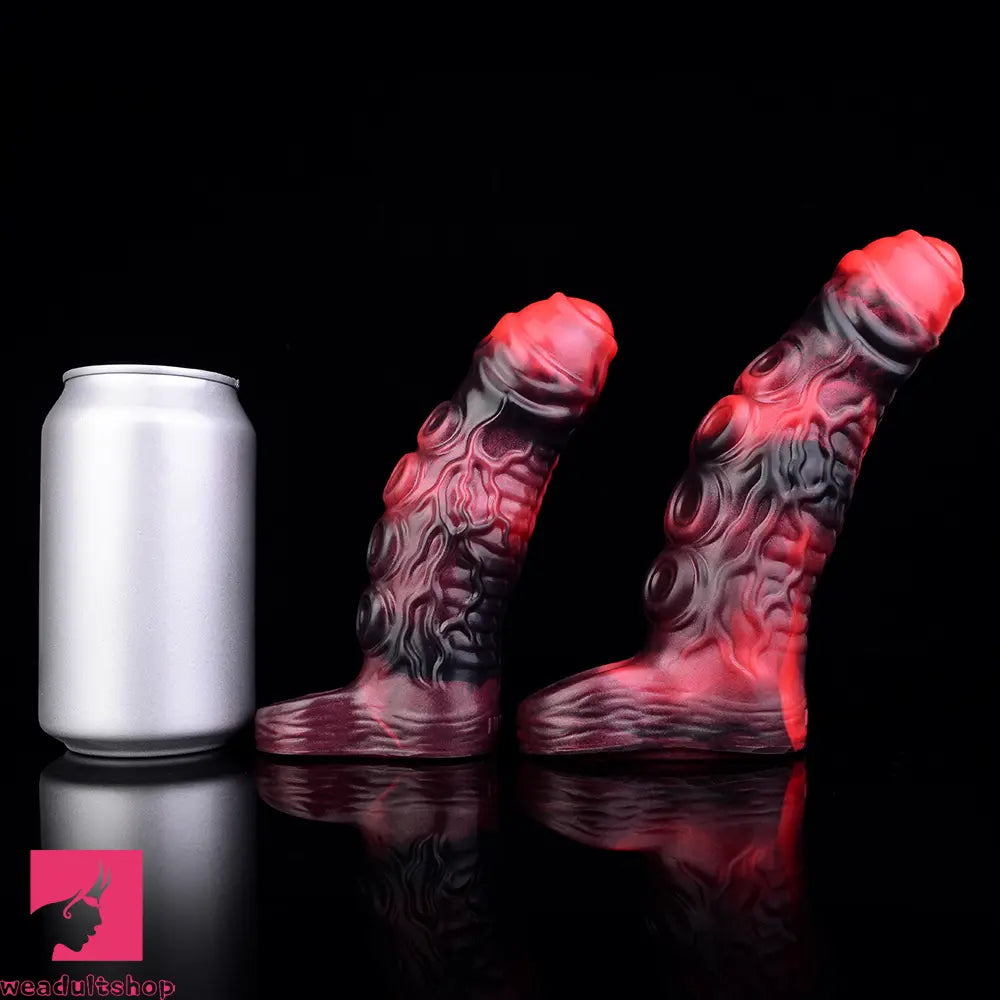 5.98in 7.09in Silicone Tentacle Sleeve Knot Vibrating Hollow Female Dildo