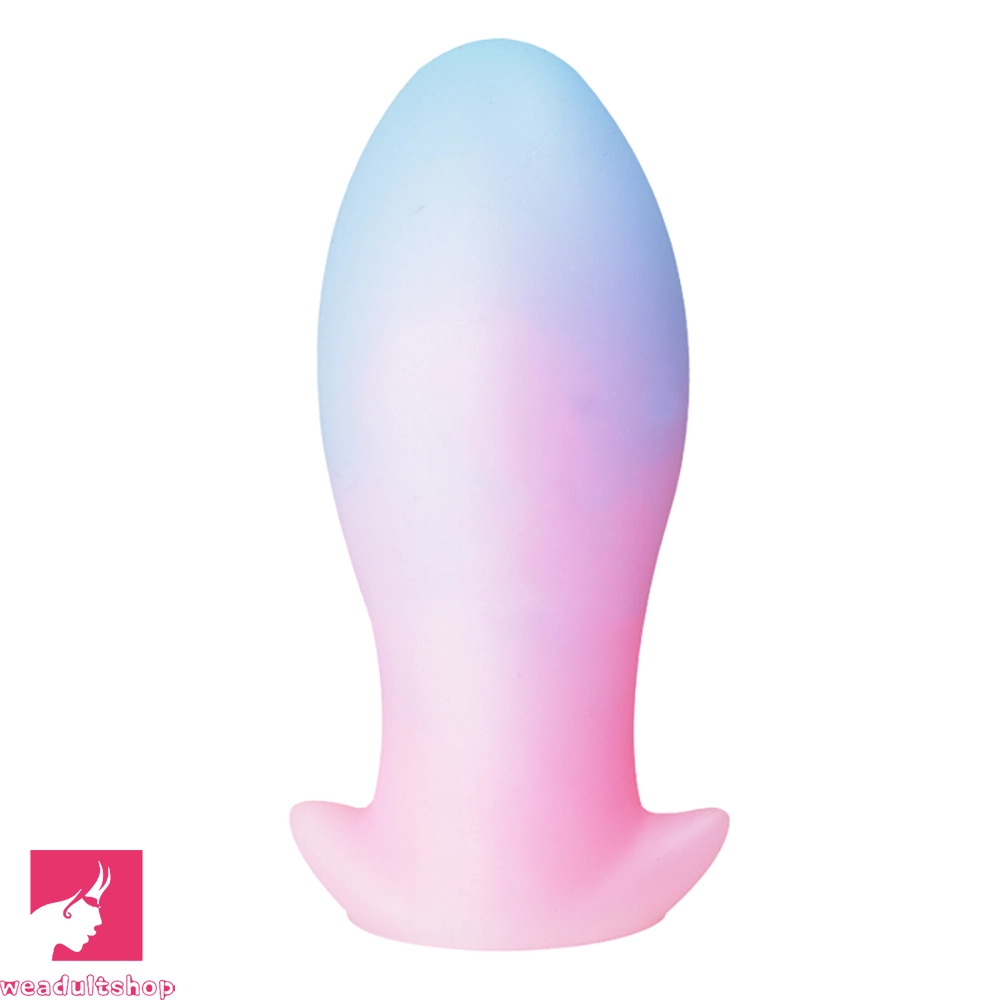 4.52in-8.66in Luminous Soft Luminous Glowing Dildo Prostate Anal Plug