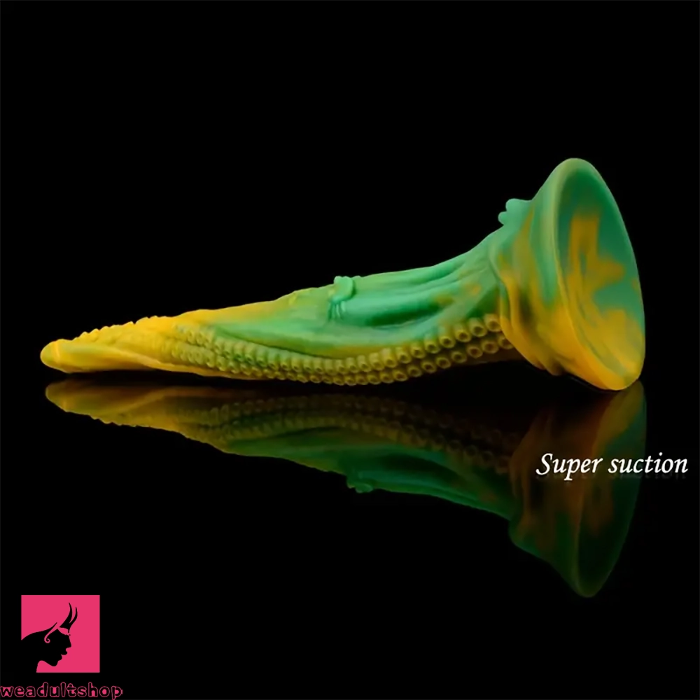 13.9in Simulated Realistic Long Octopus Alien Soft Suction Cup Cock Dildo