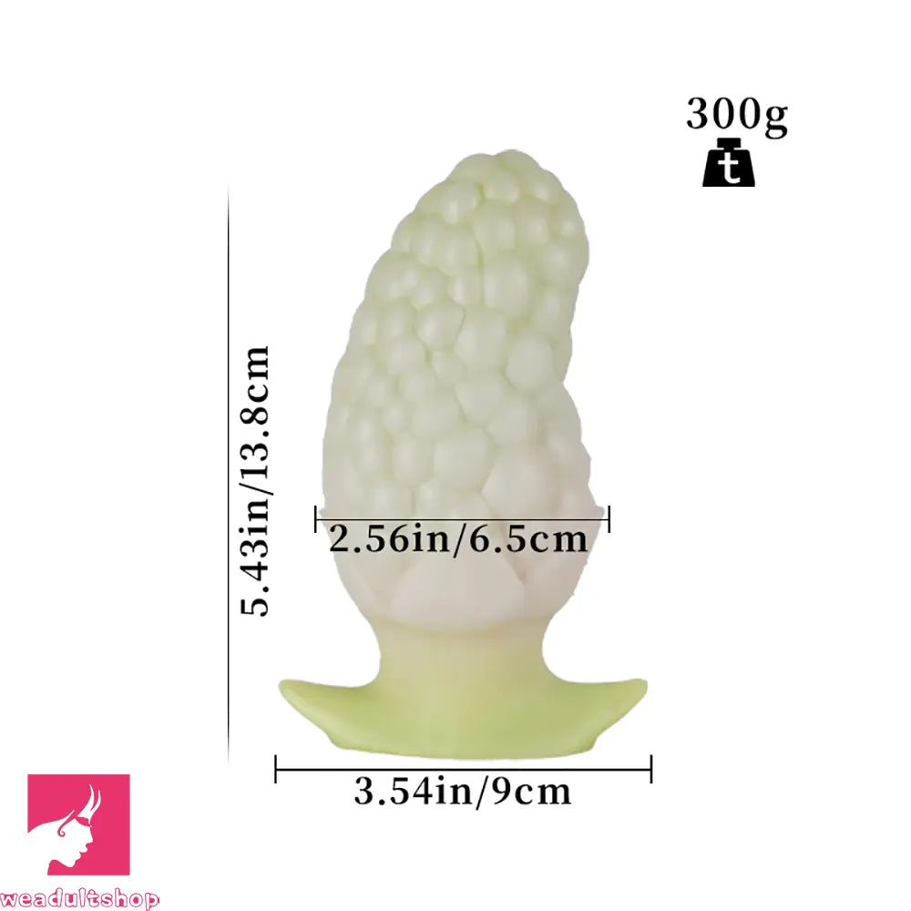 3.7in 5.43in Strawberry Design Small Silicone Soft Butt Plug Anal Dildo