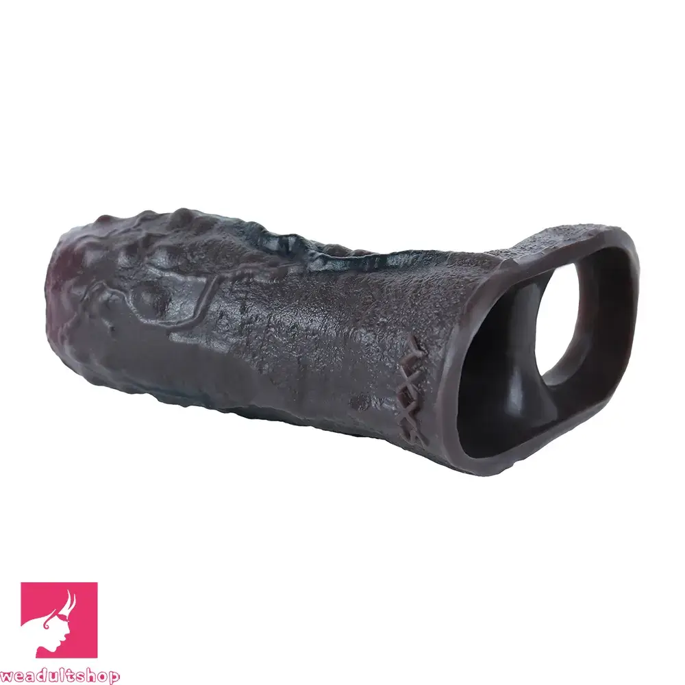 3.7in Super Soft Adult Men Cock Sheath For Couple Dildo Sleeve Cock Toy