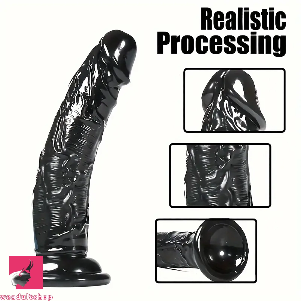 6.29in 9.84in Realistic Dildo PVC Sex Toy For G Spot Suction Cup Dildo
