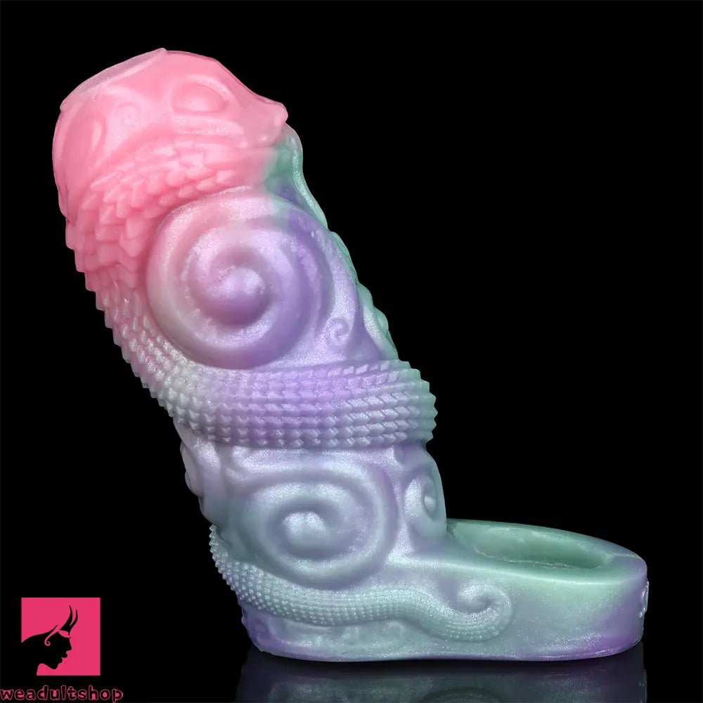 5in Wyrm Bloom SHAZ-3017 Fantasy Hollow Dildo Sleeve Cock Extension