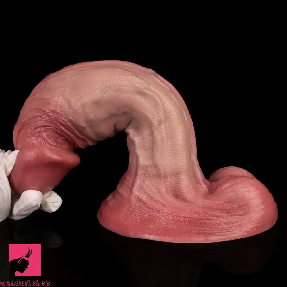 8.86in Double-layer Liquid Silicone Skin-like Soft Dildo Adult Toy Women