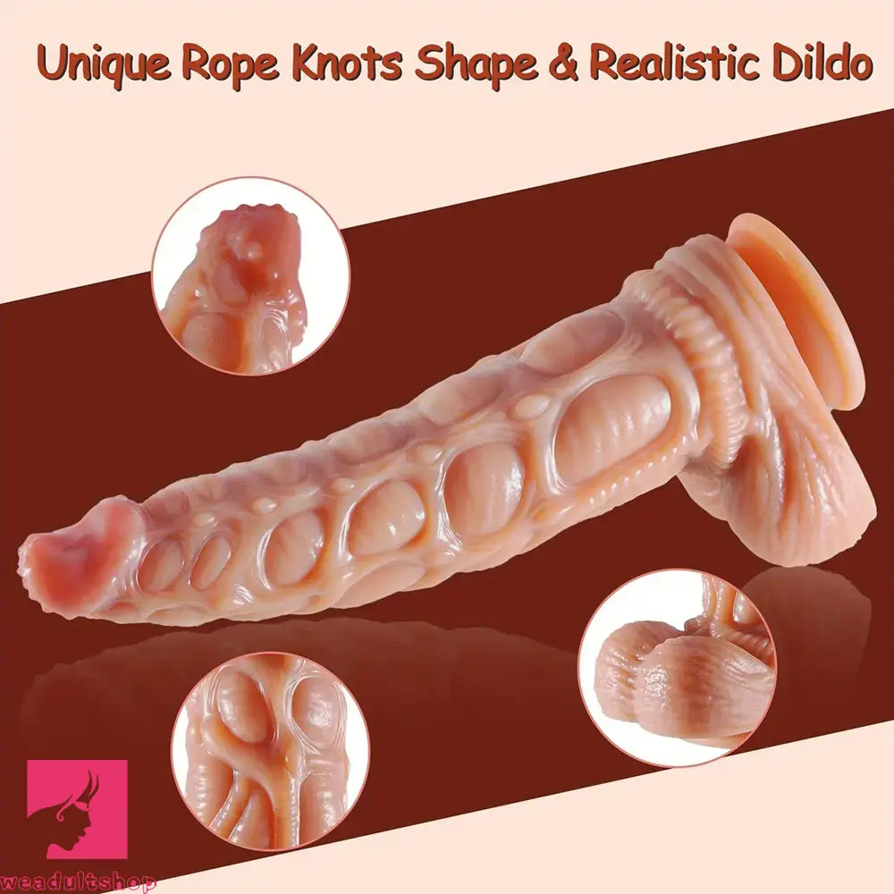 13.6in Huge Long Thick Real Soft Odd Silicone Dildo With Suction Cup