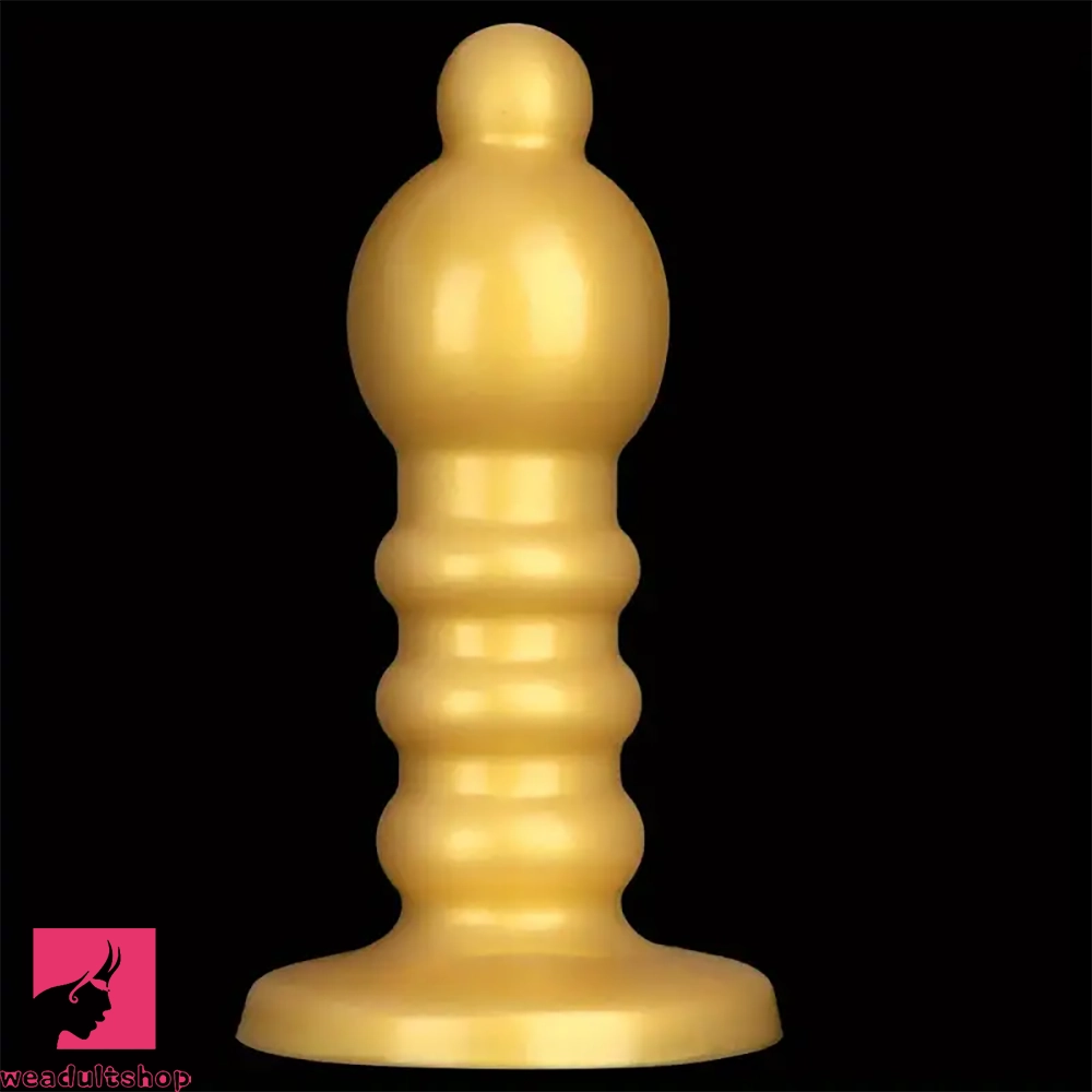 12.6in Huge Anal Beads Liquid Silicone Butt Plug Prostate G Spot Dildo