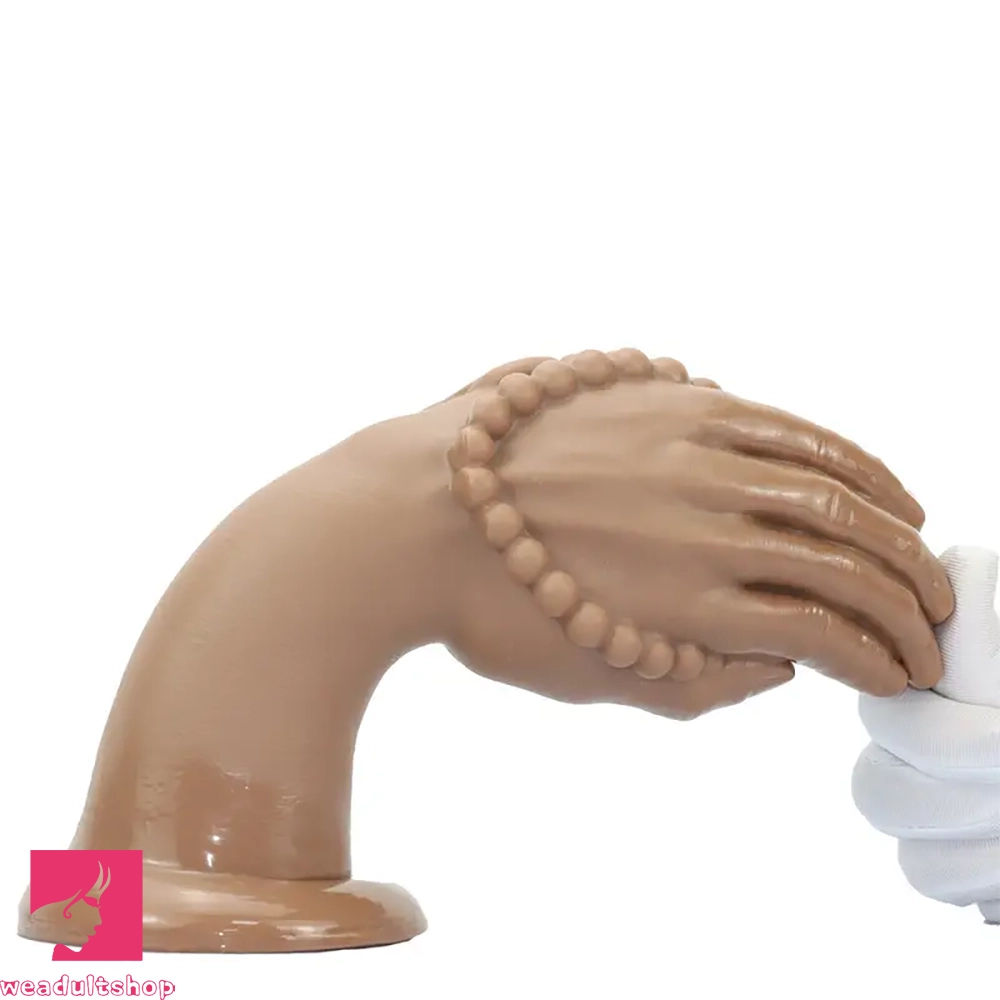 7.08in 10.43in 13.18in Extra Large PVC Bergamot Thick Fist Hand Cock Dildo
