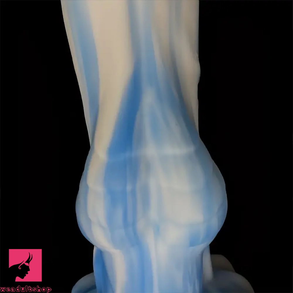 7.28in Dolphin-Shaped Liquid Silicone Soft Dildo For Hands-Free Prostate